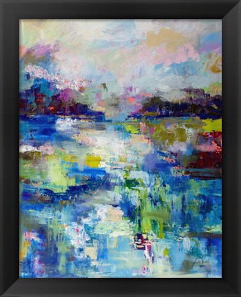 Framed Abstract Evening Print