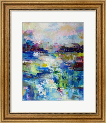 Framed Abstract Evening Print