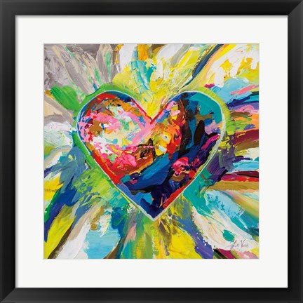 Framed Blooming Love Too Print