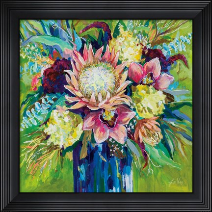 Framed Marias Bouquet Print