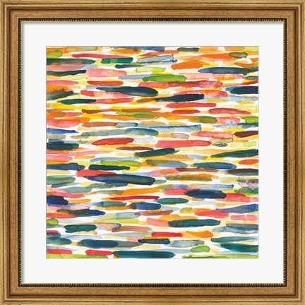 Framed Colorful Patterns X Print