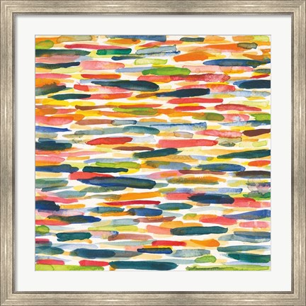 Framed Colorful Patterns X Print