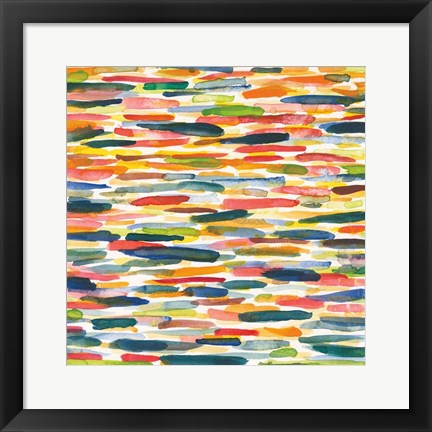 Framed Colorful Patterns X Print