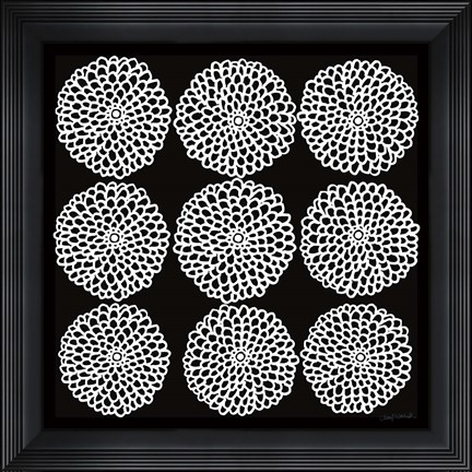 Framed Main Street Mumsy Monochrome Print