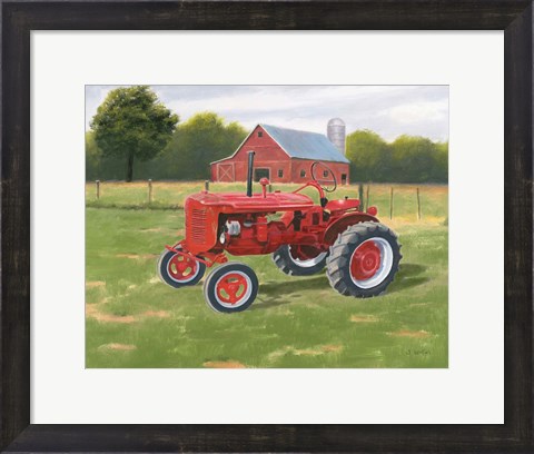 Framed Vintage Tractor Print