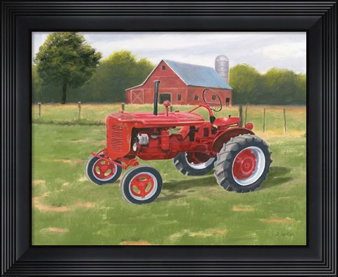 Framed Vintage Tractor Print
