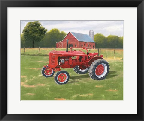 Framed Vintage Tractor Print