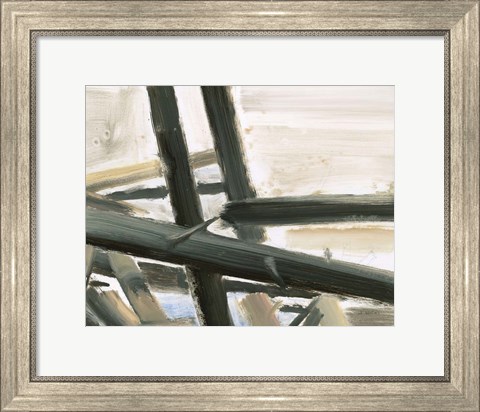 Framed Neutral Abstract Print