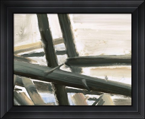 Framed Neutral Abstract Print