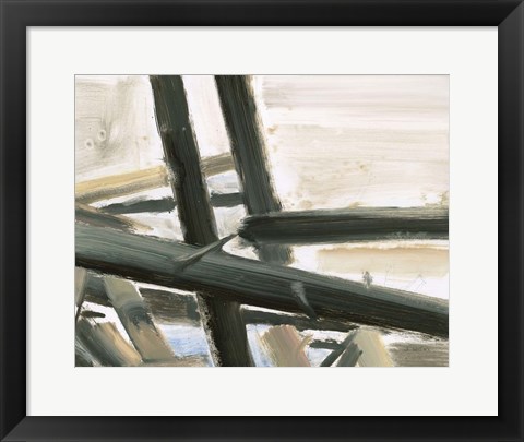 Framed Neutral Abstract Print