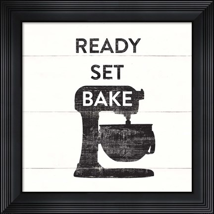 Framed Bake II Farmhouse Print
