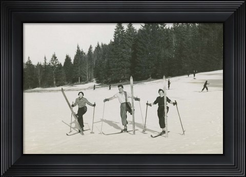 Framed Ski Day Print