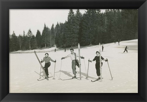 Framed Ski Day Print
