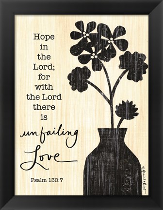 Framed Unfailing Love Print