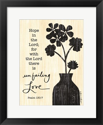 Framed Unfailing Love Print