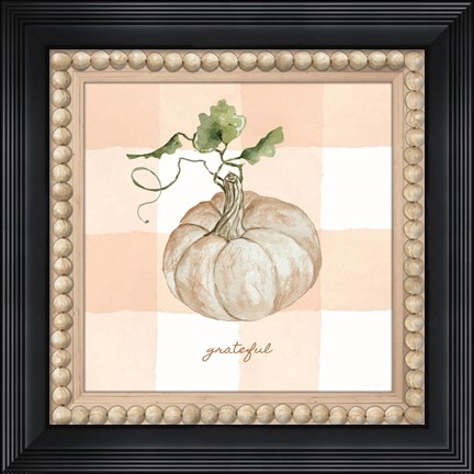 Framed Grateful Pumpkin Print