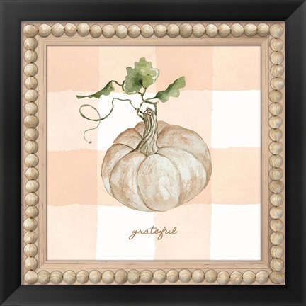 Framed Grateful Pumpkin Print