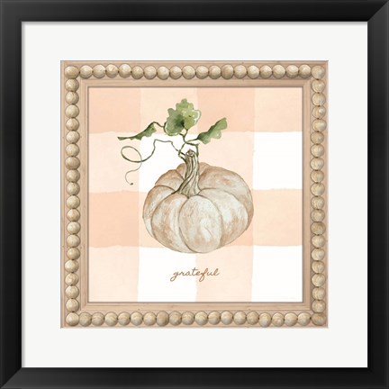 Framed Grateful Pumpkin Print