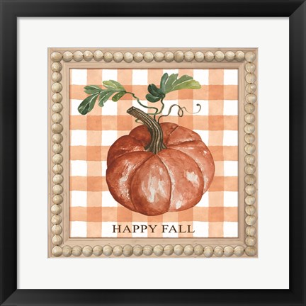 Framed Happy Fall Print