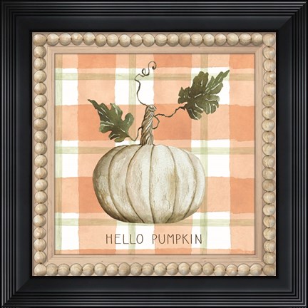Framed Hello Pumpkin Print