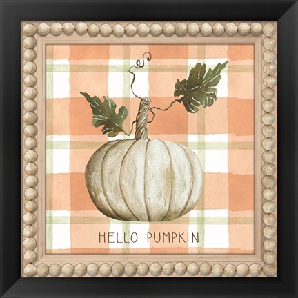 Framed Hello Pumpkin Print