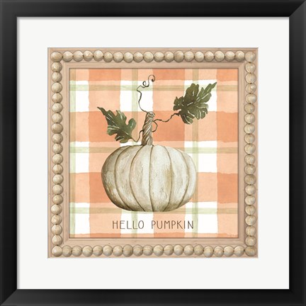 Framed Hello Pumpkin Print