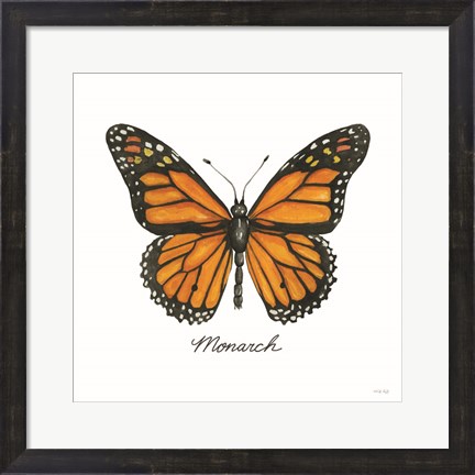 Framed Monarch Print