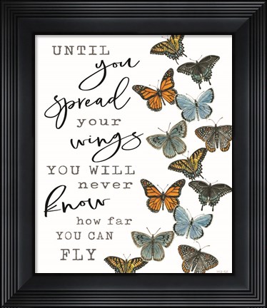 Framed Spread your Wings Print