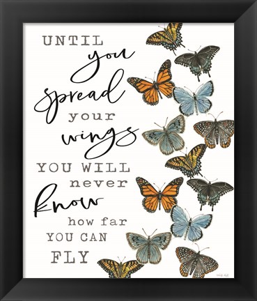 Framed Spread your Wings Print