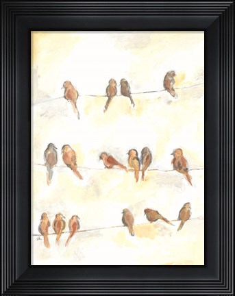 Framed Cozy Dwellings Print