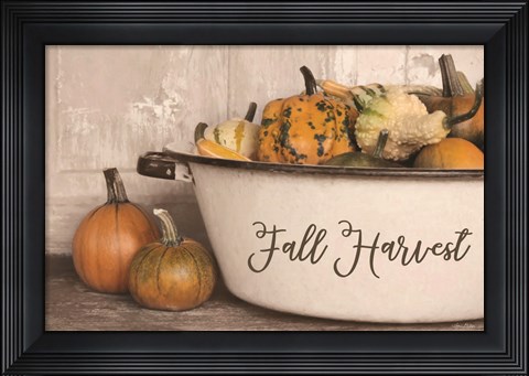 Framed Fall Harvest Print