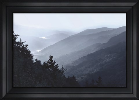 Framed Newfound Gap View Print