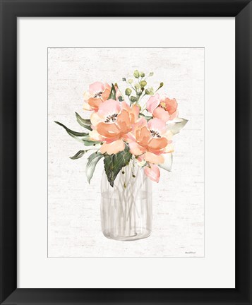 Framed Spring Floral I Print