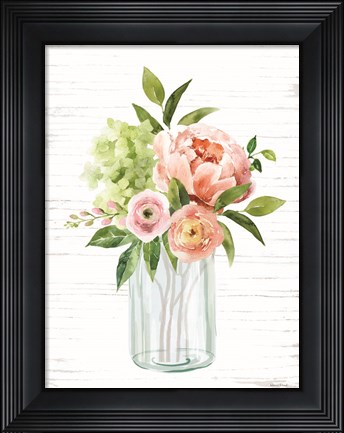 Framed Spring Floral III Print
