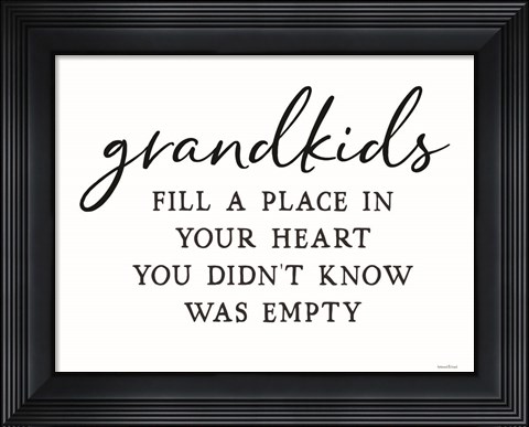 Framed Grandkids Print