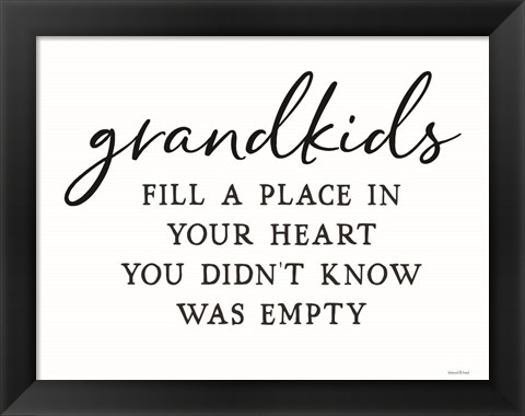 Framed Grandkids Print