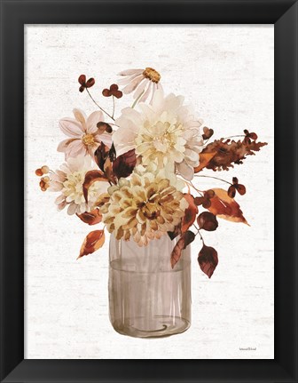 Framed Autumn Floral Print