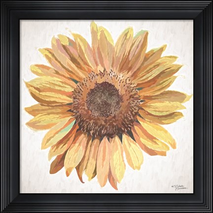 Framed Sunny Sunflower Print