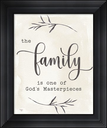 Framed Family Print