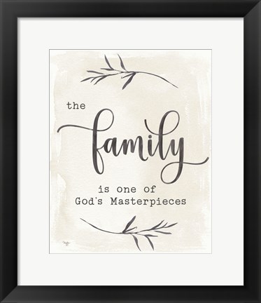 Framed Family Print