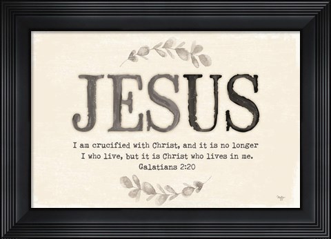Framed Jesus Print