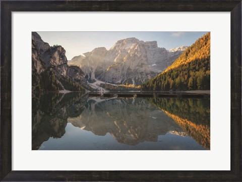 Framed Mountain Reflections Print