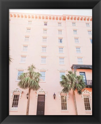 Framed Sunkissed Hotel Print