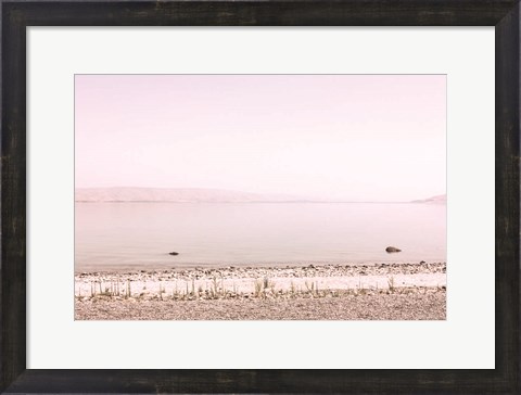 Framed Pastel Sea II Print
