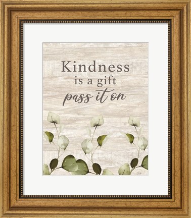 Framed Kindness Gift Print