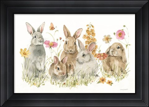Framed Hop on Spring I Print