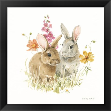 Framed Hop on Spring II Print