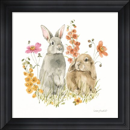Framed Hop on Spring V Print