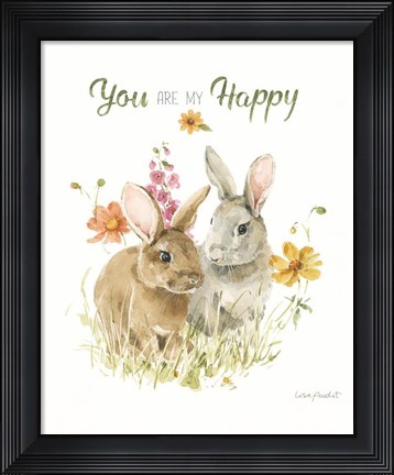 Framed Hop on Spring VI Print