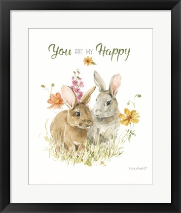 Framed Hop on Spring VI Print